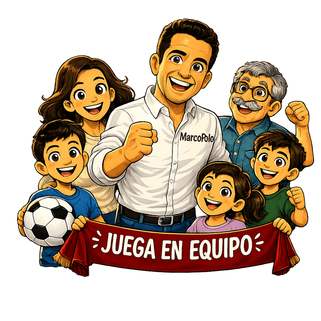 MarcoPolo juega en equipo